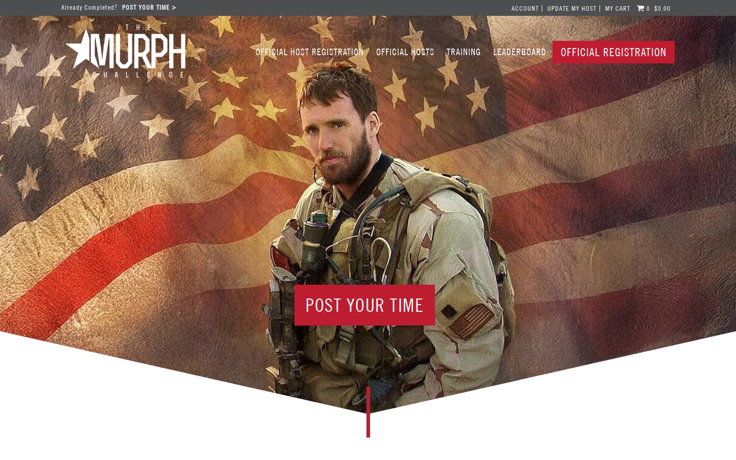 themurphchallenge.com homepage screenshot