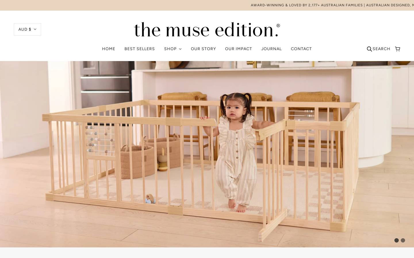 themuseedition.com homepage screenshot