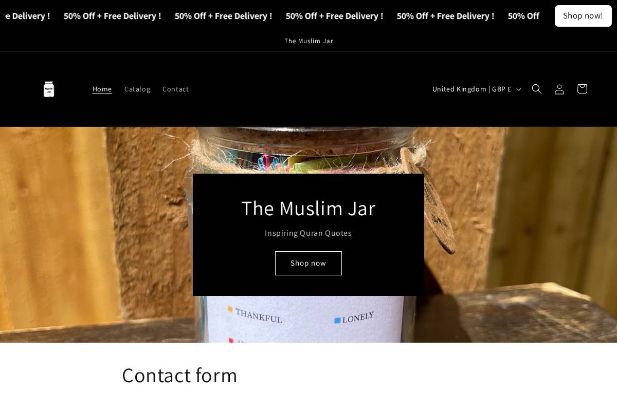 themuslimjar.com homepage screenshot