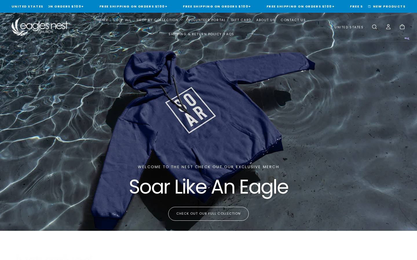 thenestapparel.com homepage screenshot