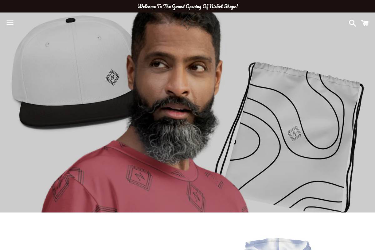 thenickelshop.com homepage screenshot