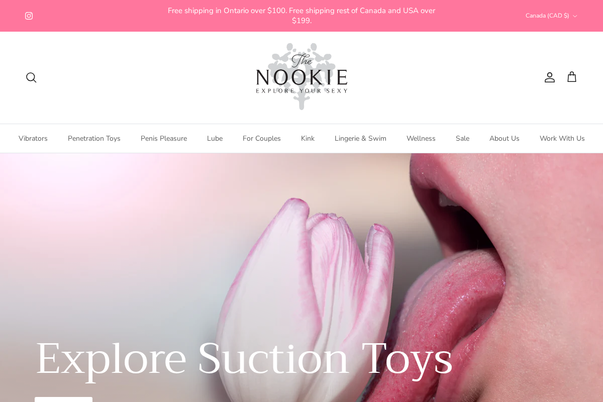 thenookie.com homepage screenshot