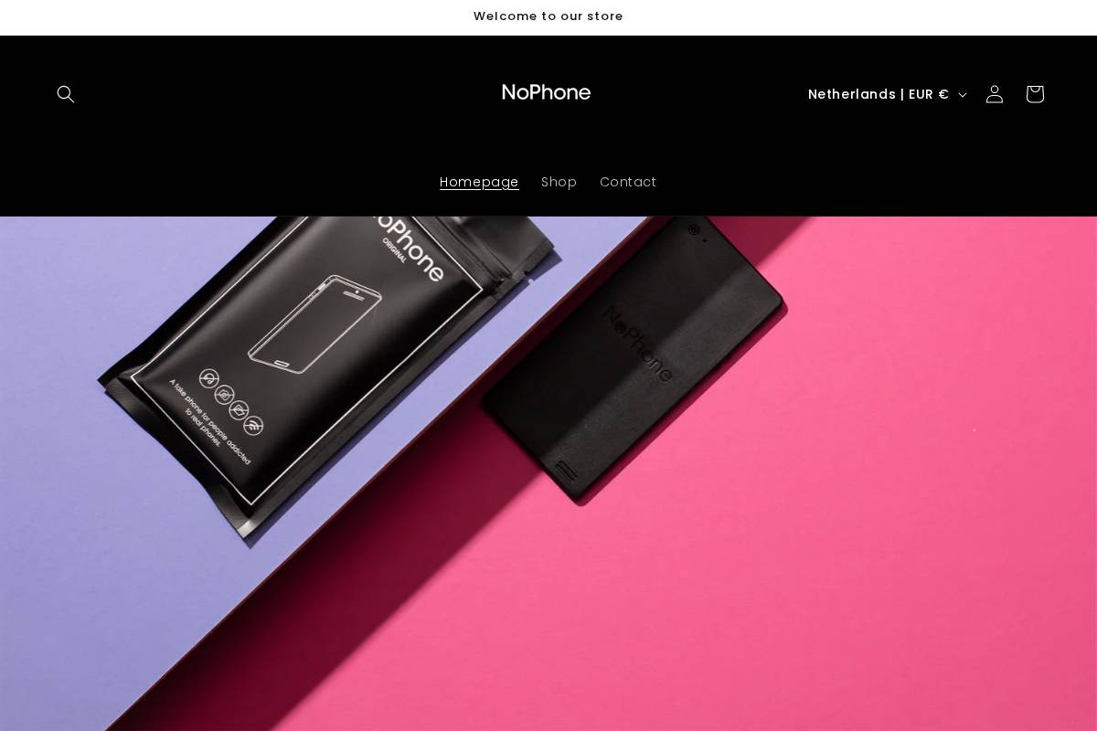 thenophone.com homepage screenshot