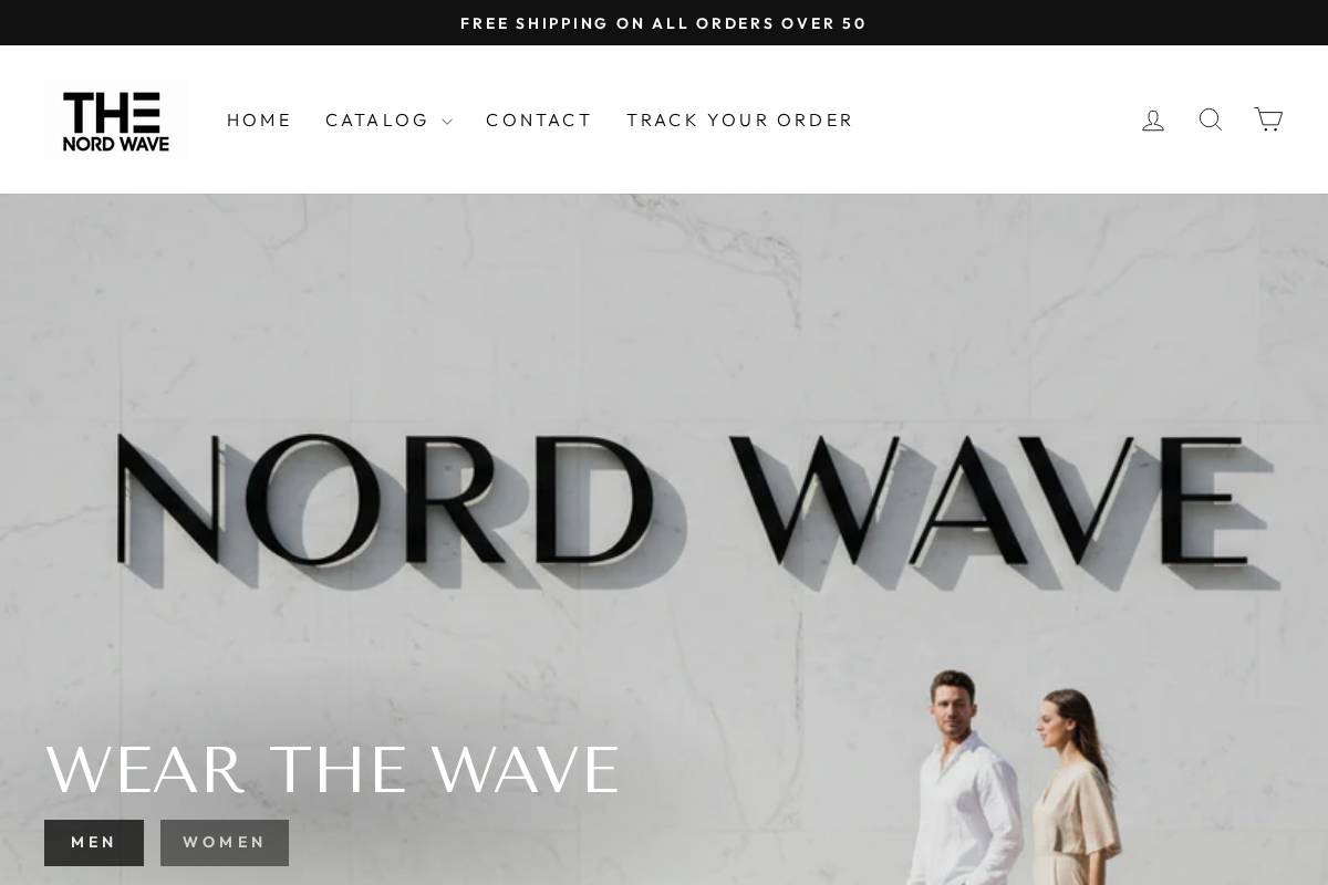 Thenordwave homepage screenshot