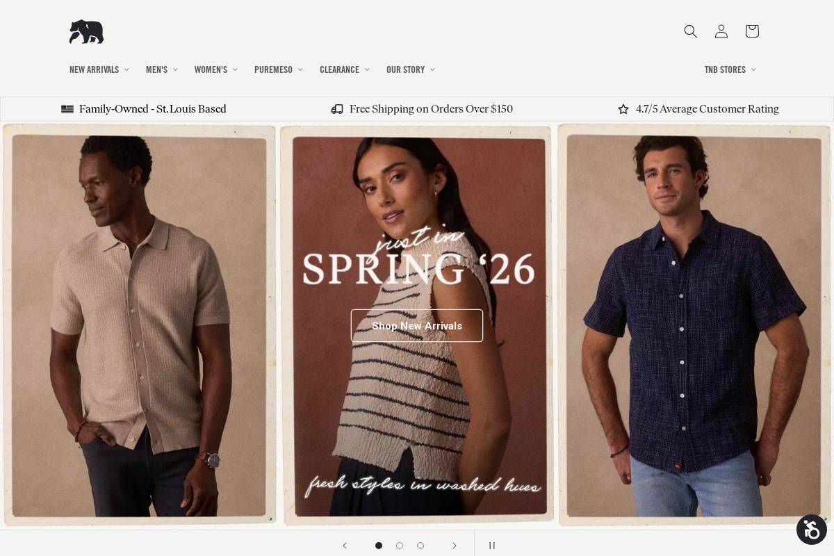 Normal Brand homepage screenshot