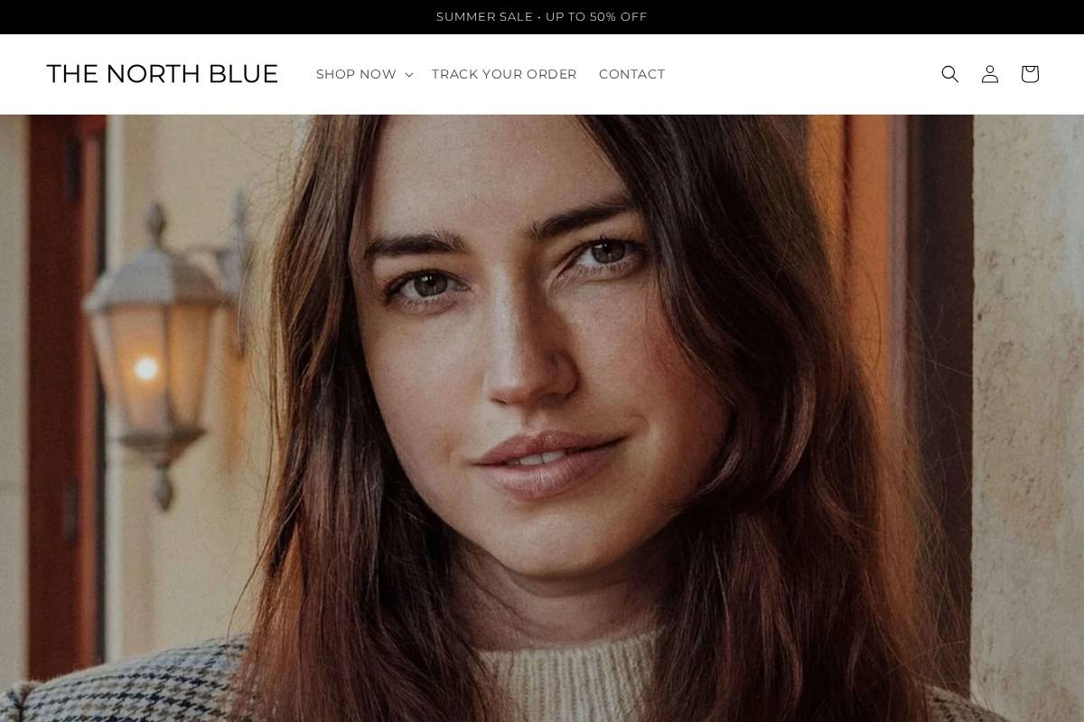 thenorthblue.com homepage screenshot