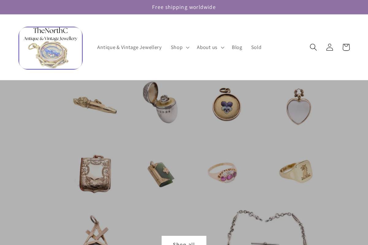 Thenorthc homepage screenshot