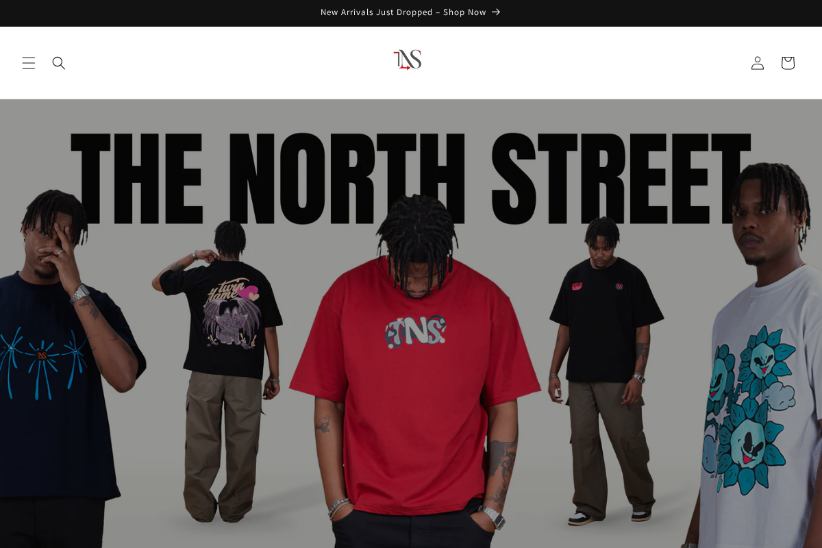thenorthstreet.in homepage screenshot
