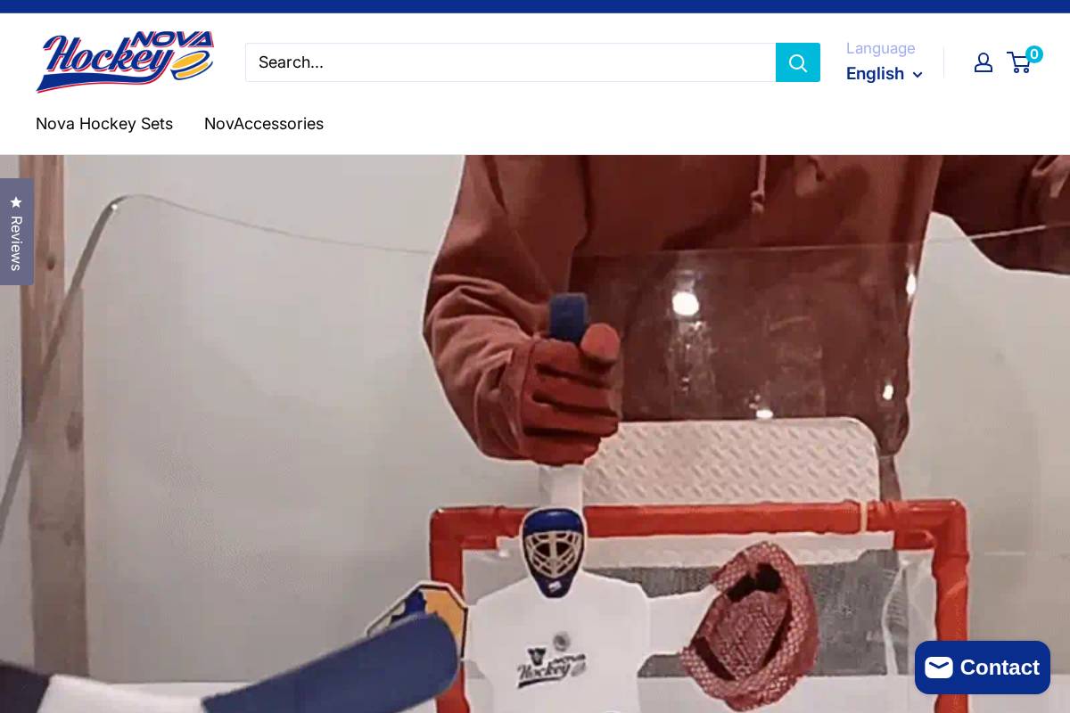 thenovahockey.com homepage screenshot