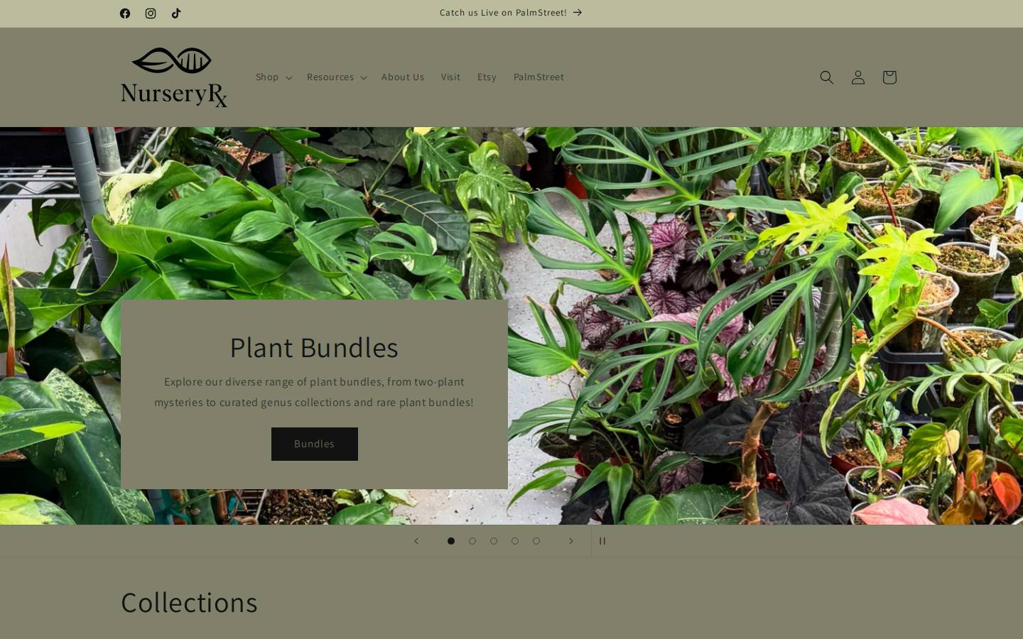 thenurseryrx.com homepage screenshot