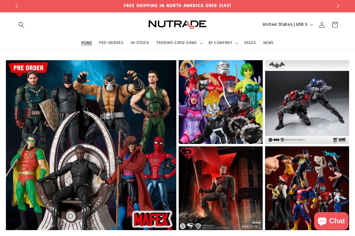 thenutrade.com homepage screenshot