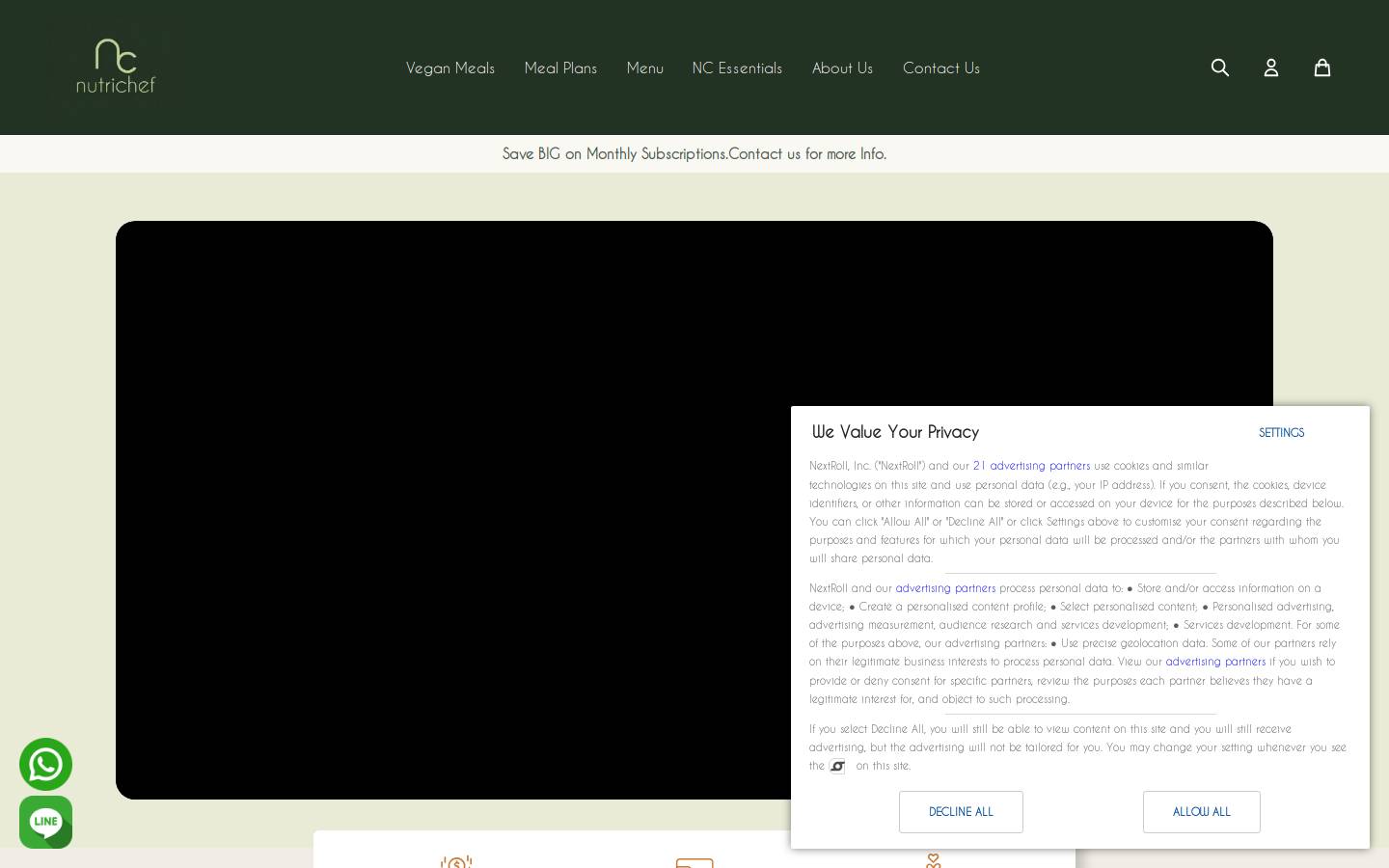 thenutrichef.net homepage screenshot