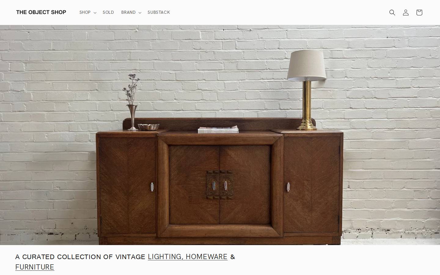 theobject.shop homepage screenshot