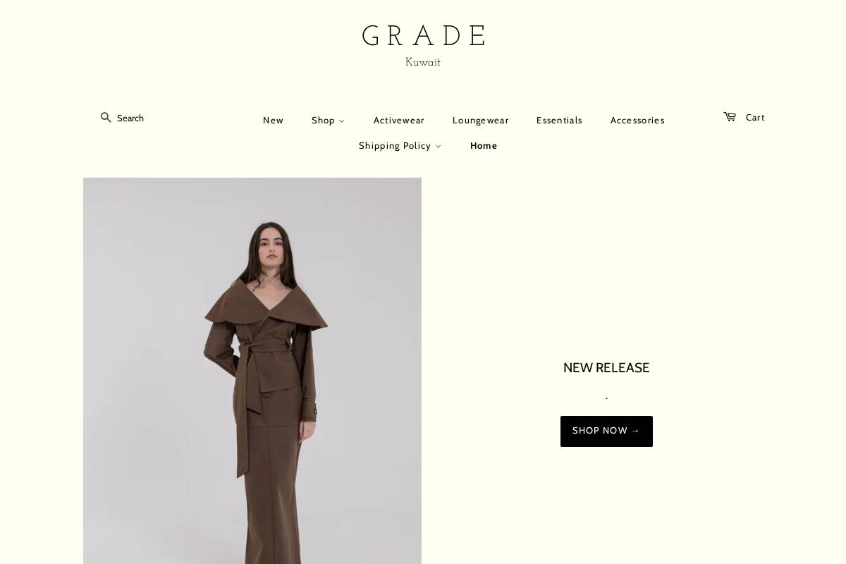 theofficialgrade.com homepage screenshot