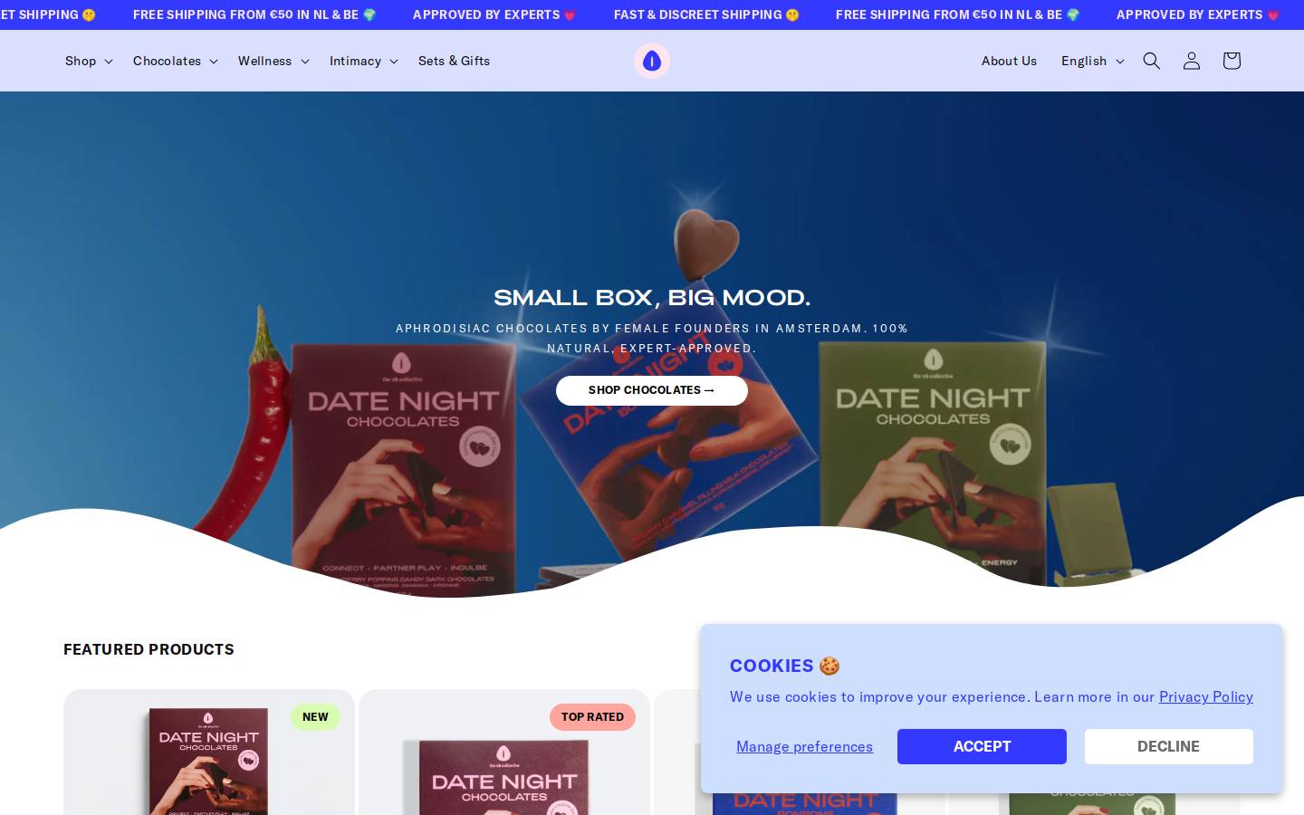 Theohcollective homepage screenshot