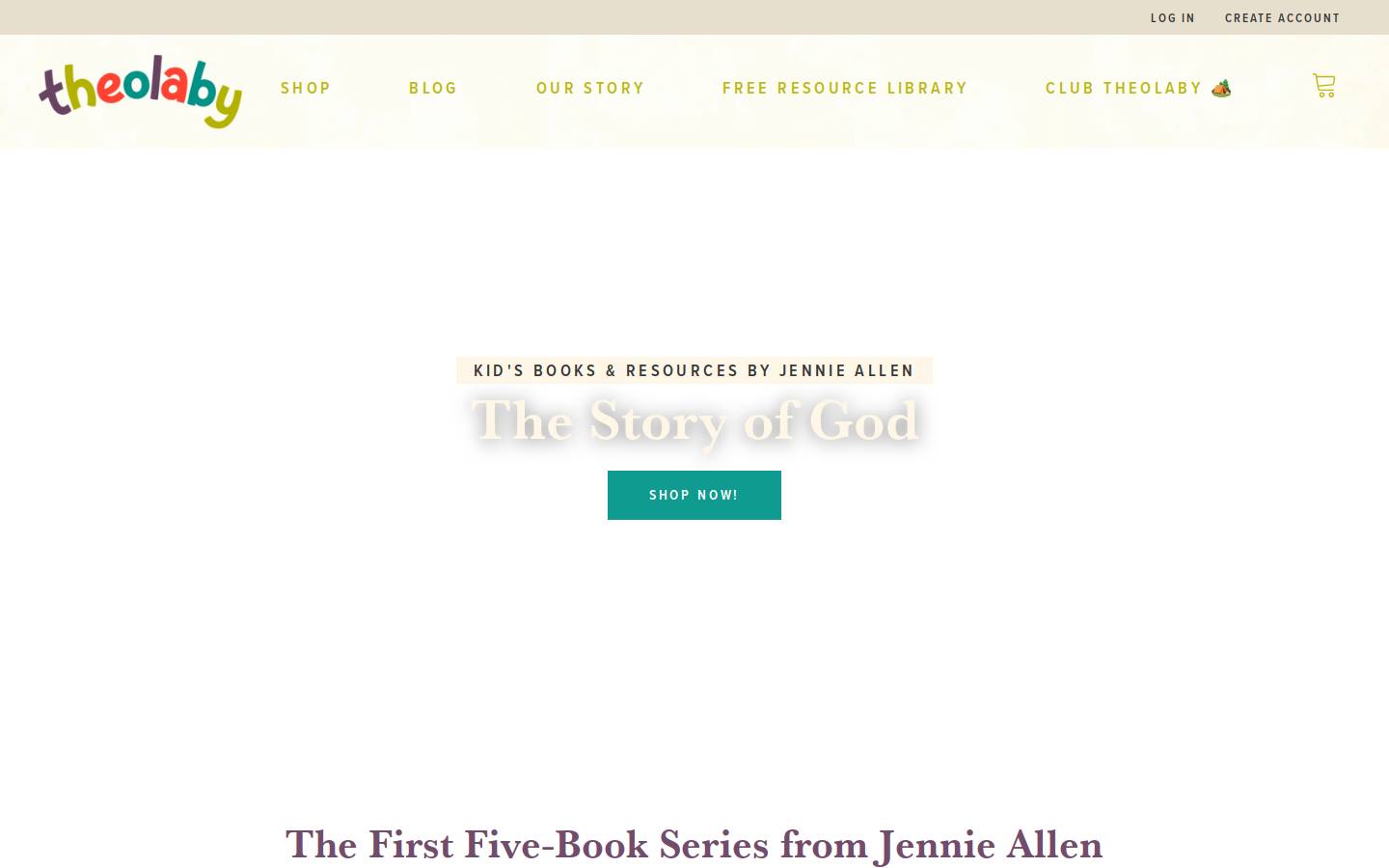 theolaby.org homepage screenshot
