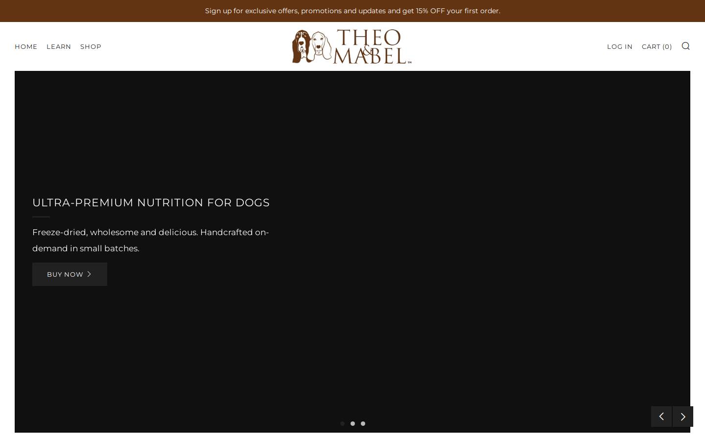 theomabel.com homepage screenshot