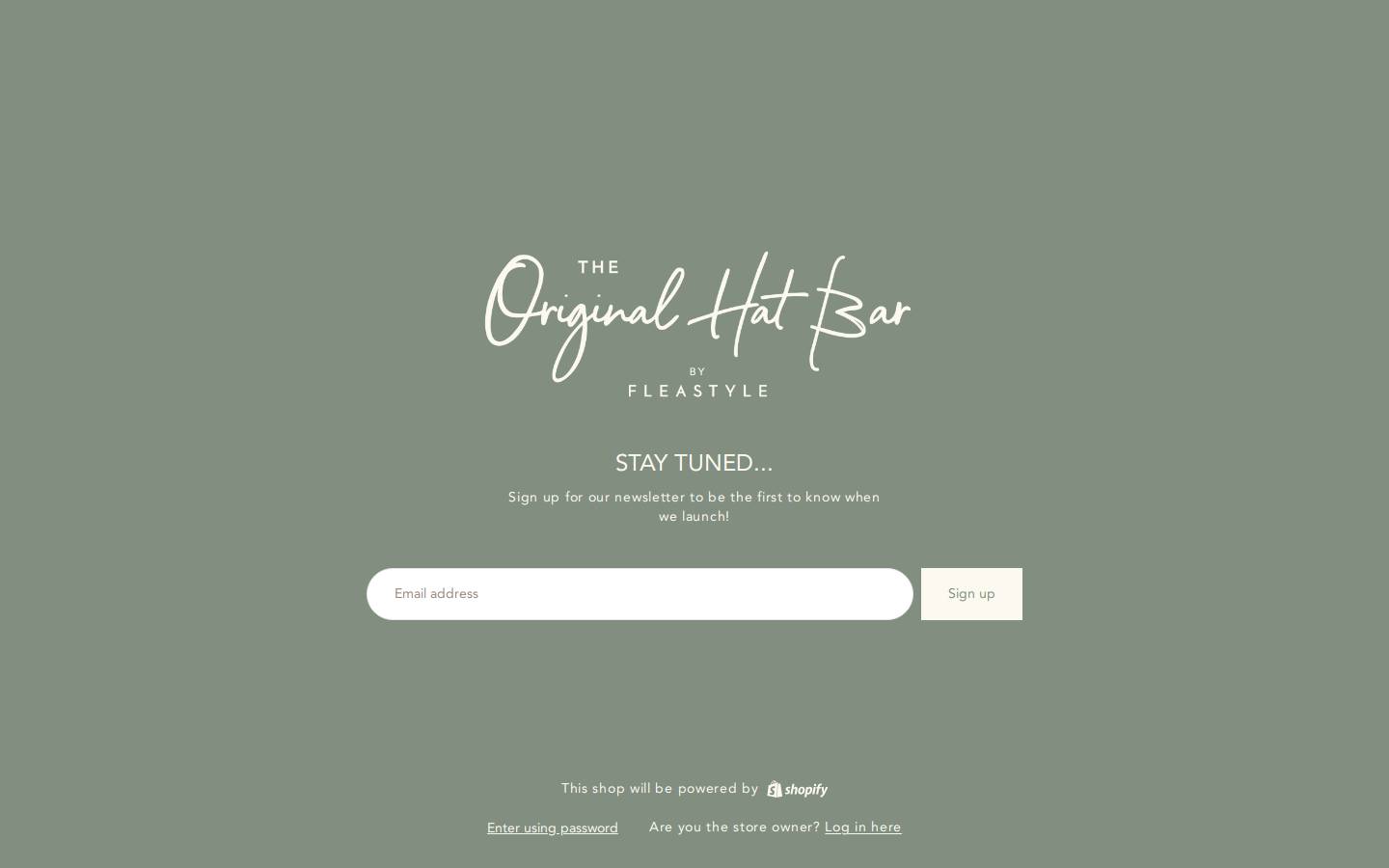 theoriginalhatbar.com homepage screenshot