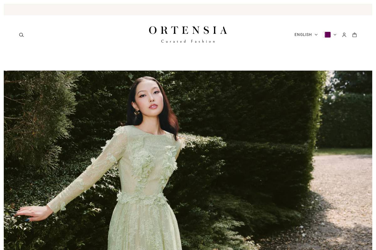 theortensia.com homepage screenshot