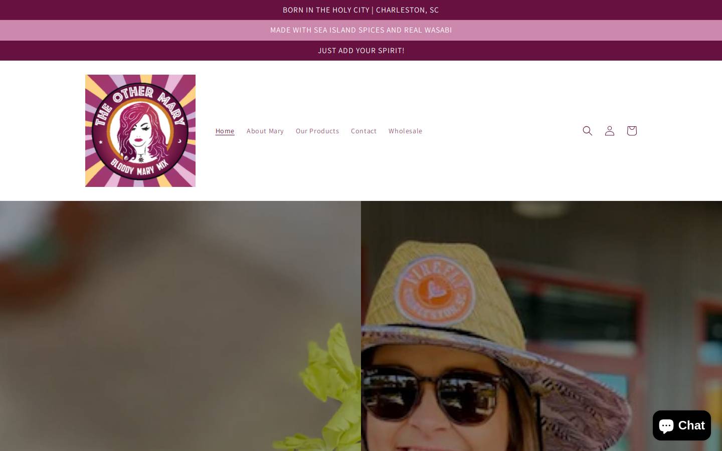 theothermarymix.com homepage screenshot