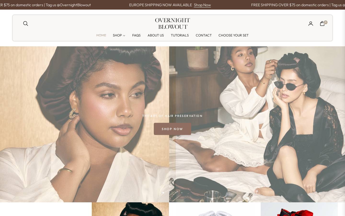 theovernightblowout.com homepage screenshot