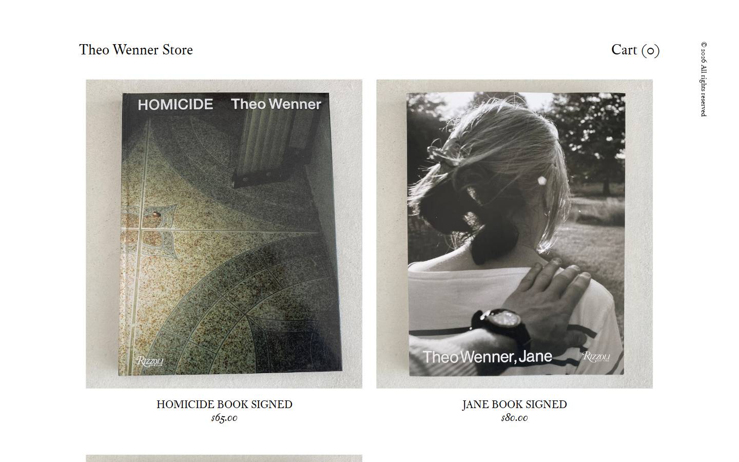 theowennerstore.com homepage screenshot