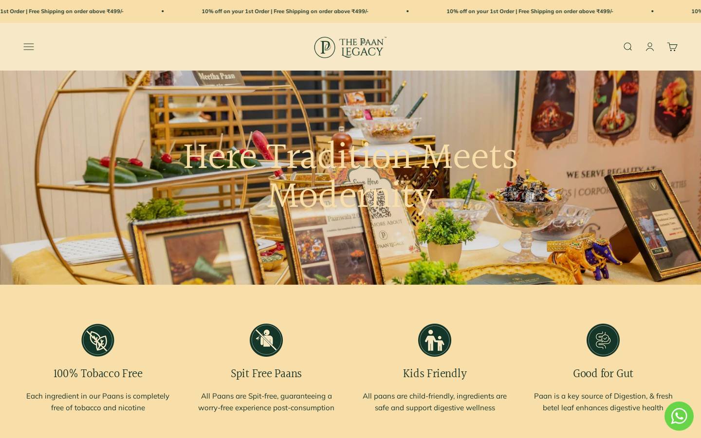 thepaanlegacy.com homepage screenshot