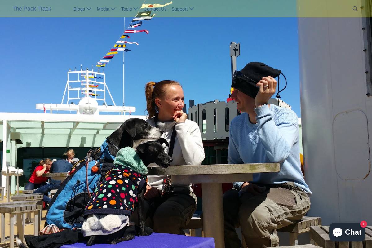 thepacktrack.com homepage screenshot