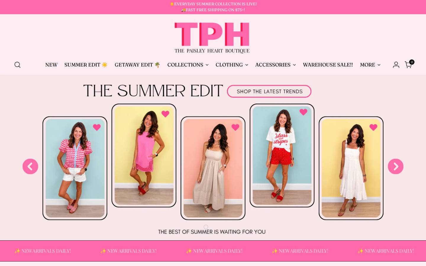 thepaisleyheart.com homepage screenshot