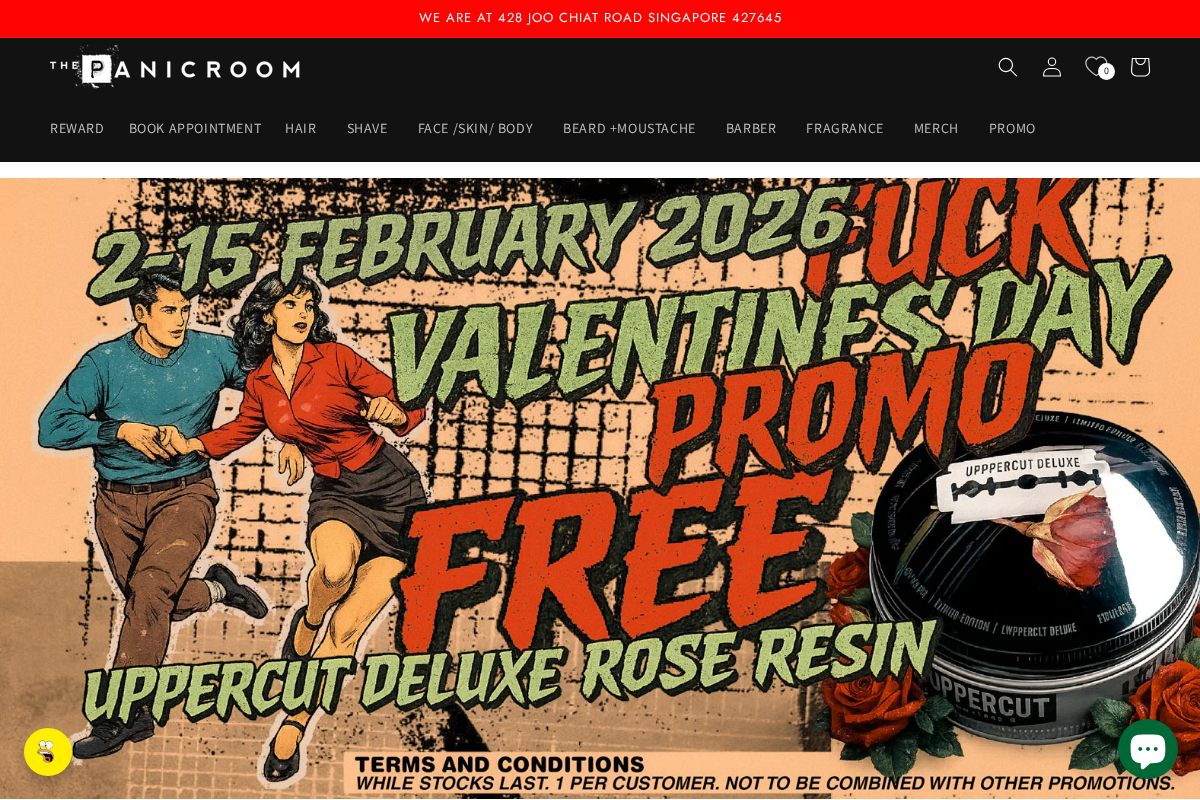 The Panic Room homepage screenshot