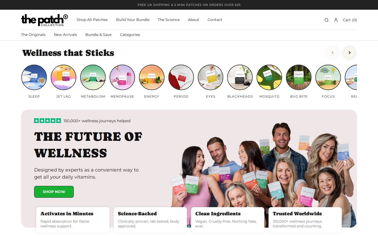 thepatchcollections.com homepage screenshot