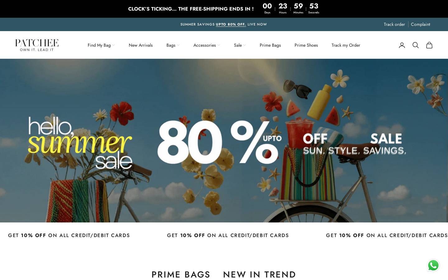 thepatchee.com homepage screenshot