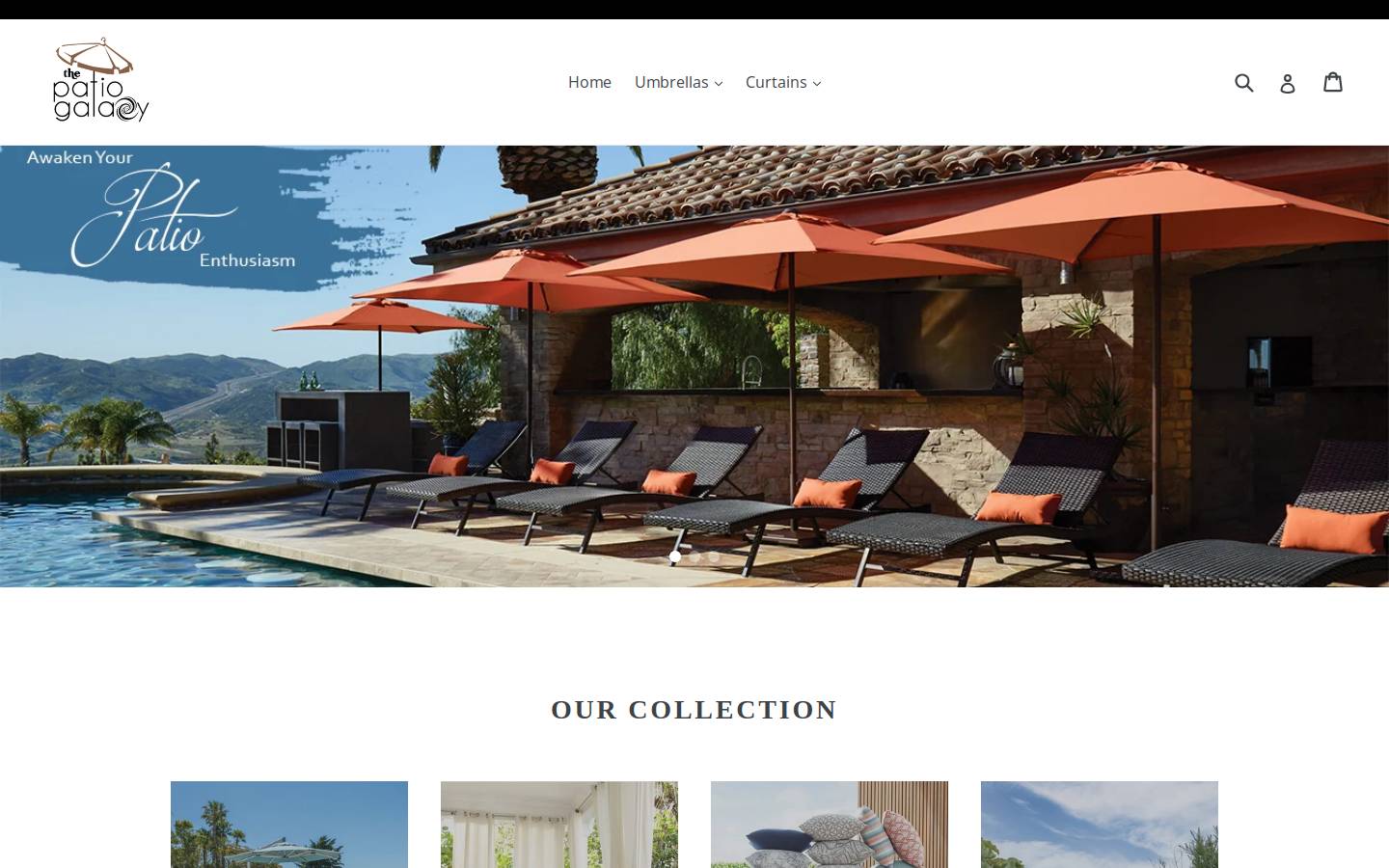 thepatiogalaxy.com homepage screenshot