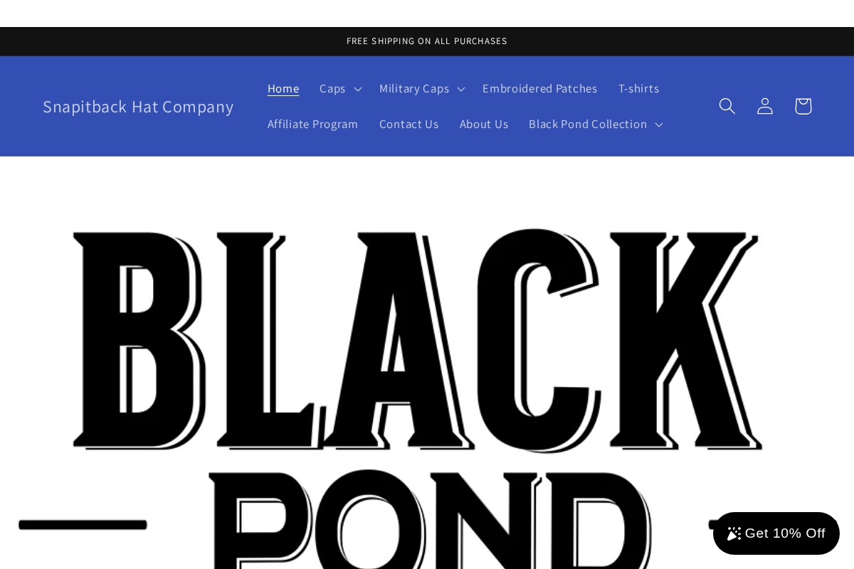 Snapitback Hat Company homepage screenshot