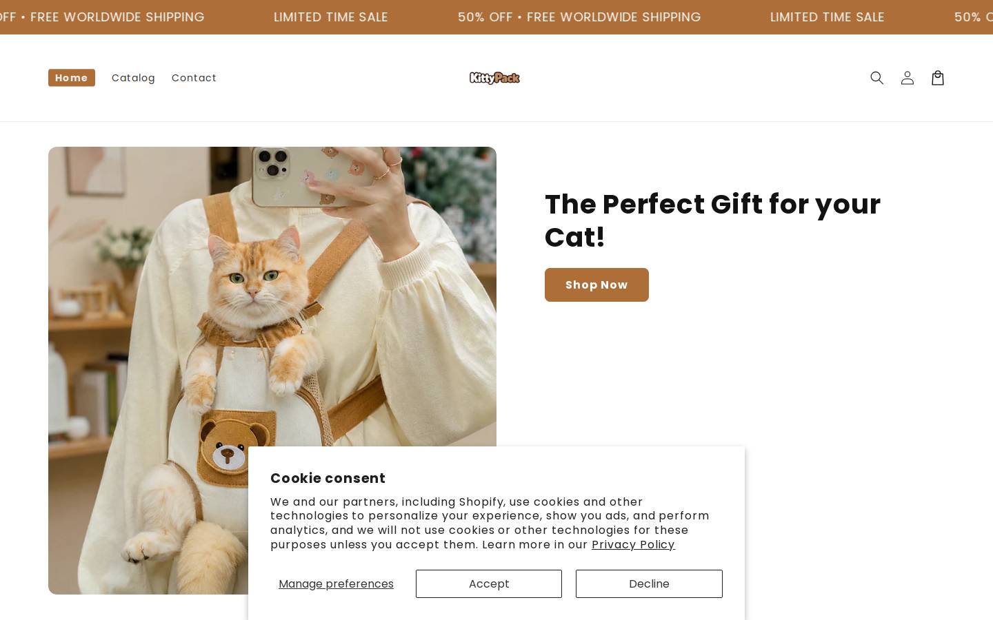 thepawstore.shop homepage screenshot