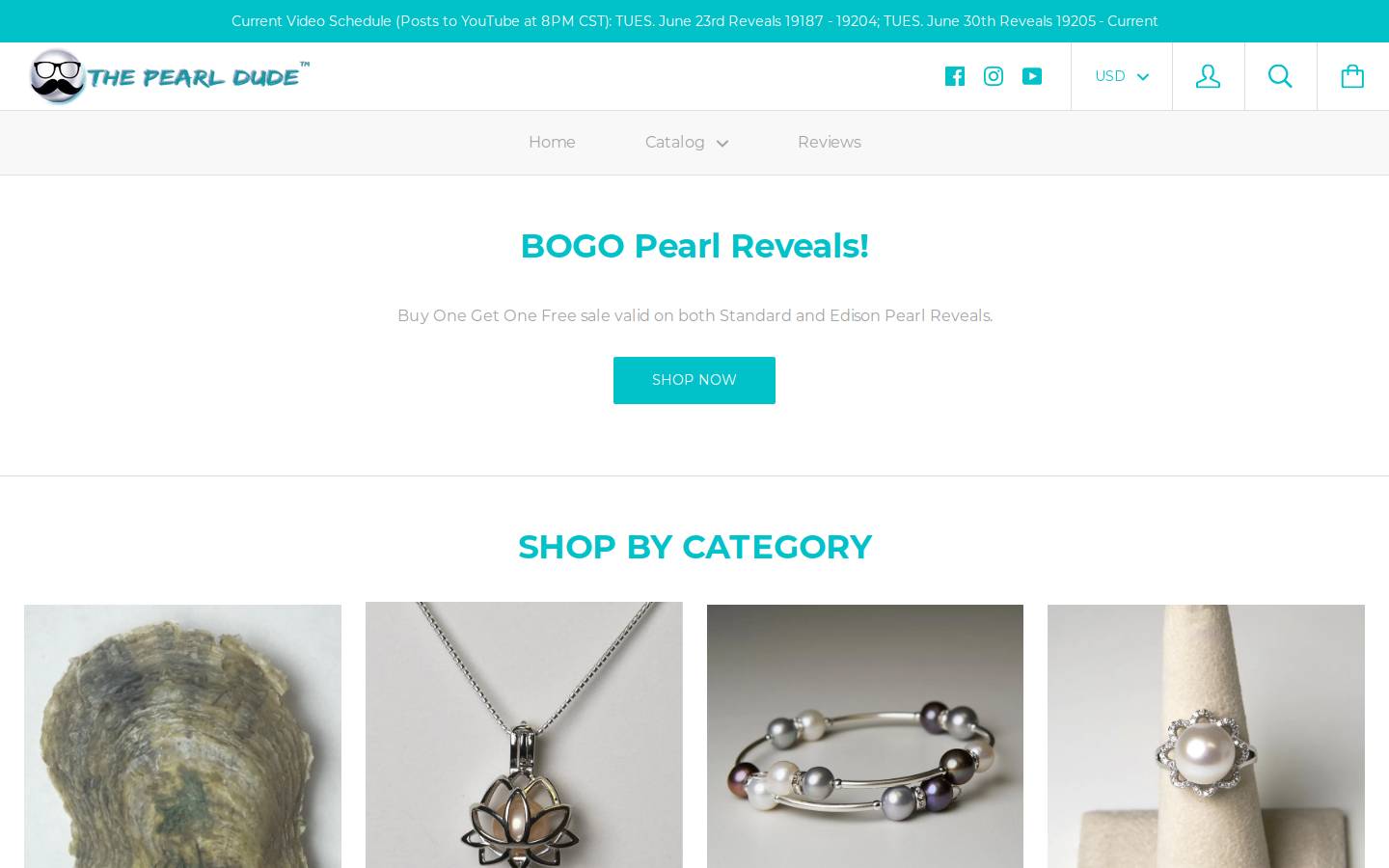 The Pearl Dude homepage screenshot