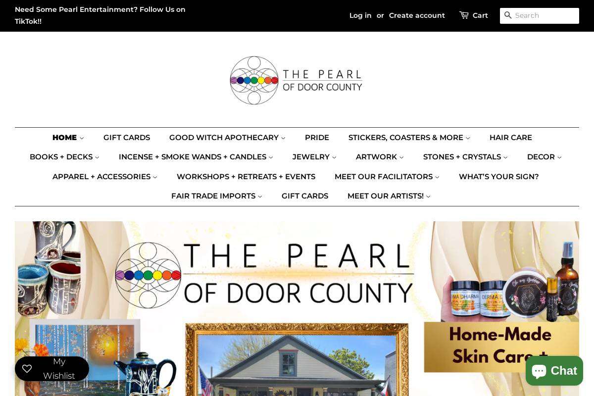 thepearlofdoorcounty.com homepage screenshot