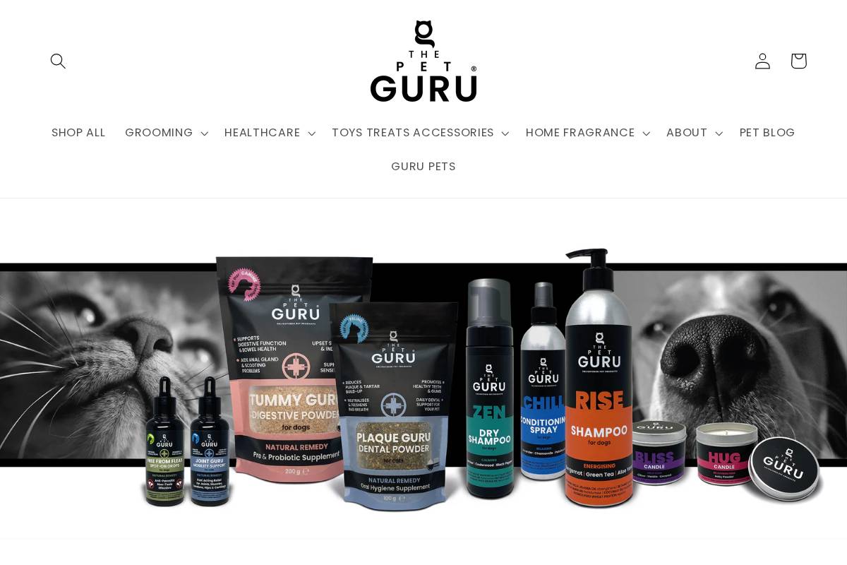 The Pet Guru Ltd homepage screenshot