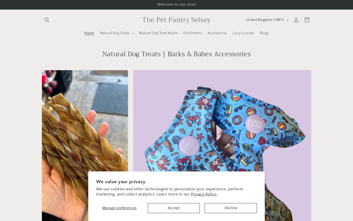 thepetpantry.co.uk homepage screenshot
