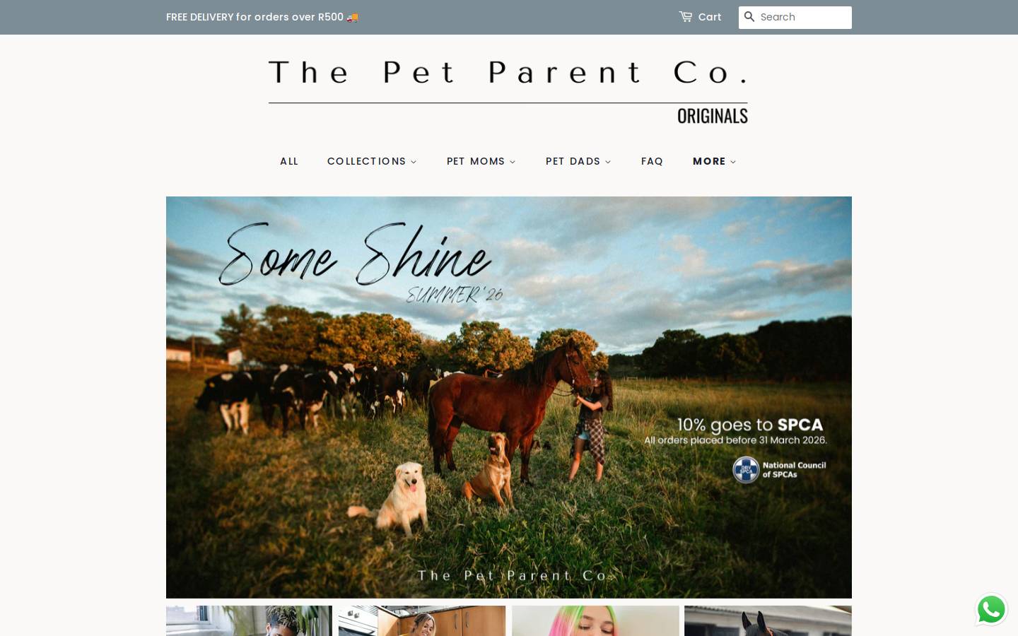 thepetparentco.com homepage screenshot