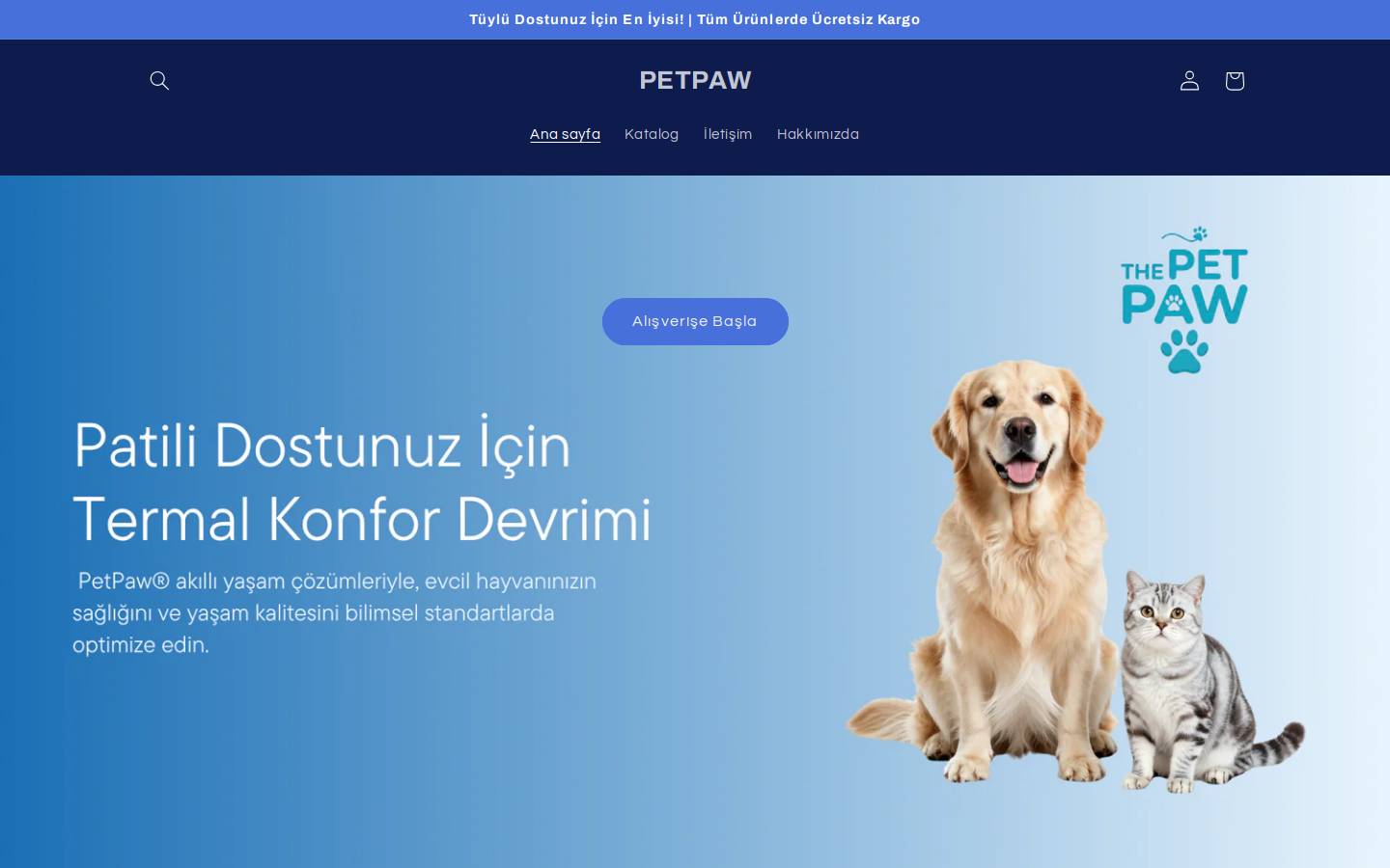 thepetpaw.shop homepage screenshot