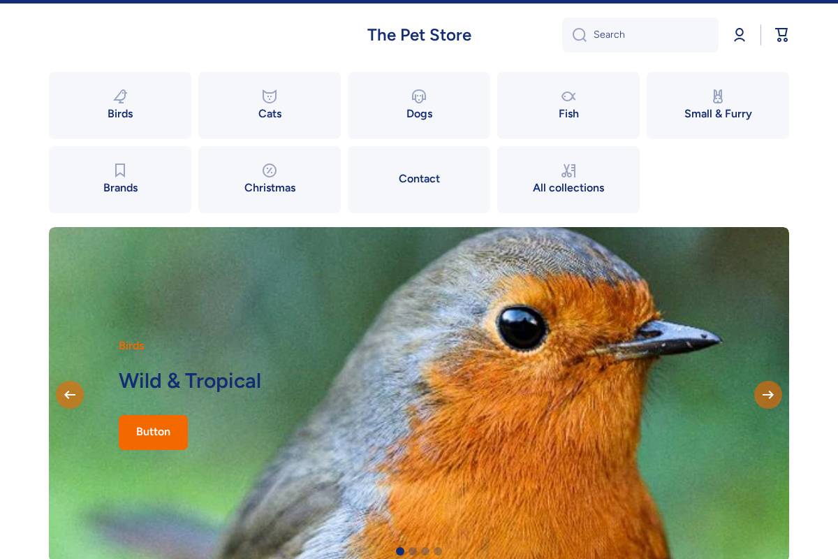 thepetstore.ltd homepage screenshot