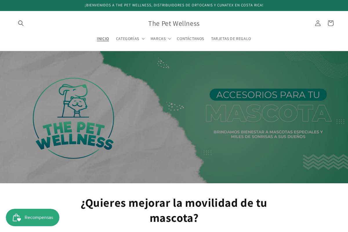 thepetwellnesscr.com homepage screenshot