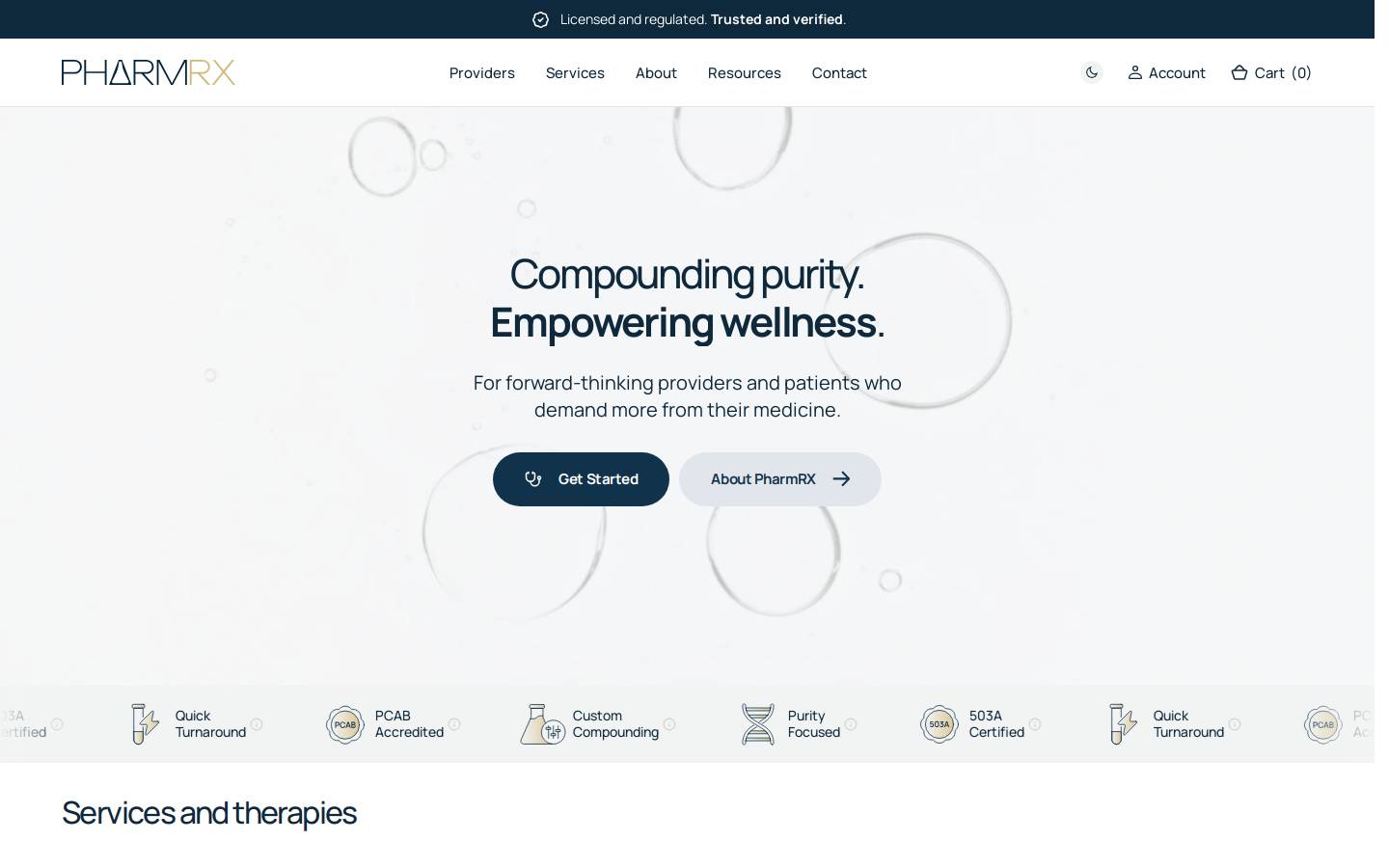 thepharmrx.com homepage screenshot