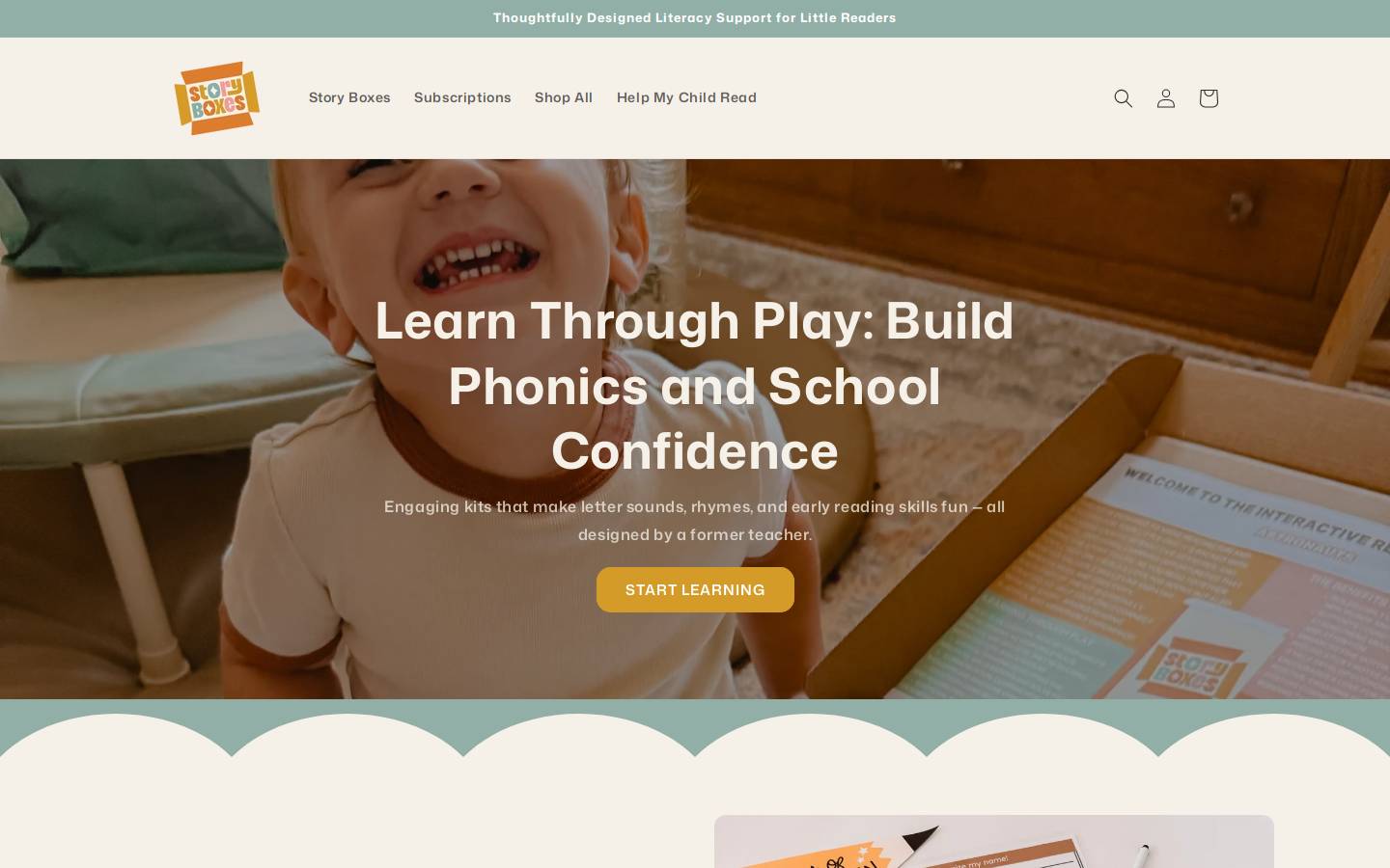 thephonicsmama.com homepage screenshot