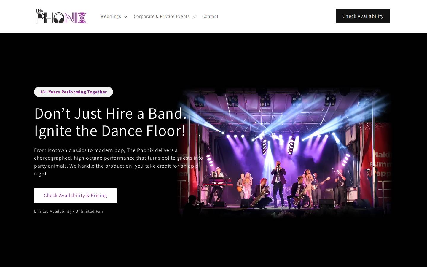 thephonix.ca homepage screenshot
