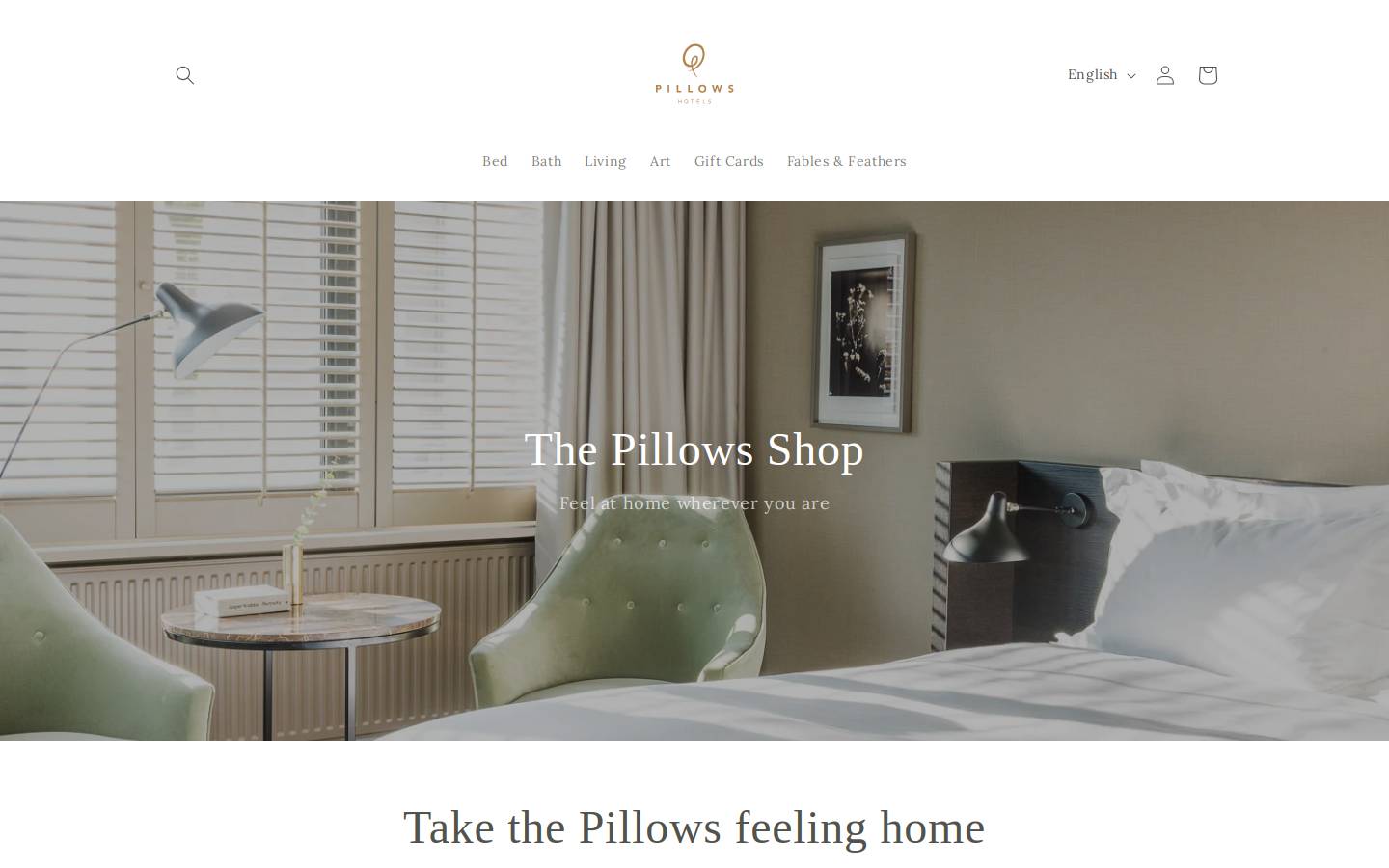 thepillowsshop.com homepage screenshot