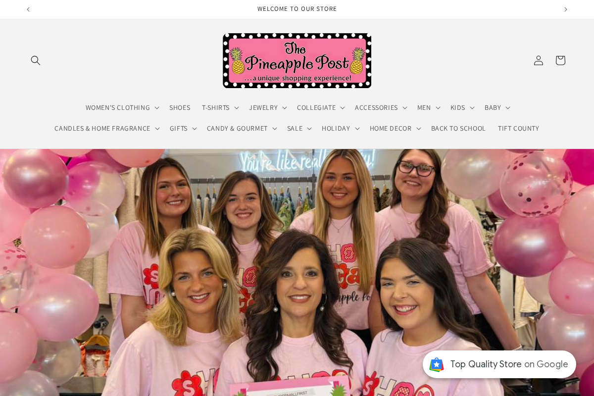 The Pineapple Post homepage screenshot