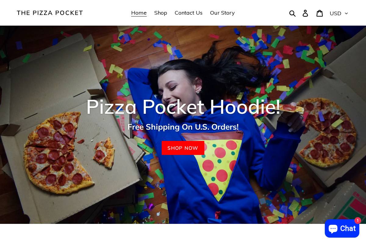 thepizzapocket.com homepage screenshot