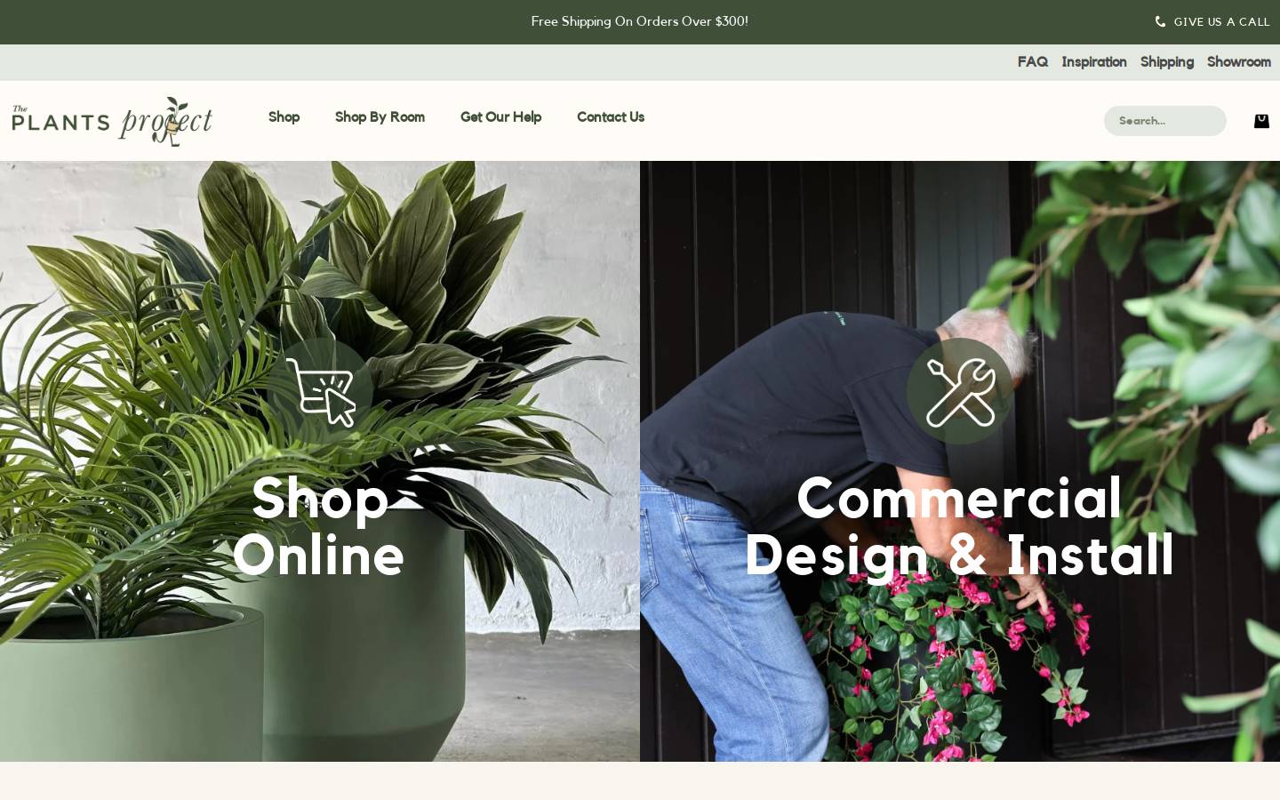 theplantsproject.com.au homepage screenshot